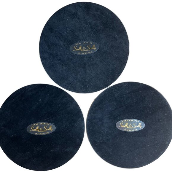 Club Matters 10"  Seashell Table Mat Charger Trivet Set Scully England - Picture 6 of 9